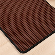 Load image into Gallery viewer, Pet Cat Litter Mat EVA Double-Layer Cat Litter Trapper Mats with Waterproof Bottom Non-slip Pet Litter Cat Mat Layer kattenmand