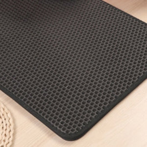 Pet Cat Litter Mat EVA Double-Layer Cat Litter Trapper Mats with Waterproof Bottom Non-slip Pet Litter Cat Mat Layer kattenmand